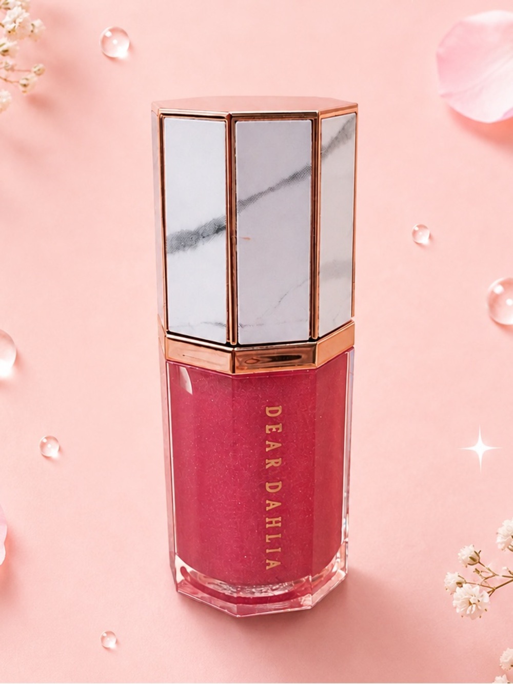 💄 2/35$ K-Beauty • DEAR DAHLIA NWT ✨ Stardust Lip Gloss • Sealed and Unused